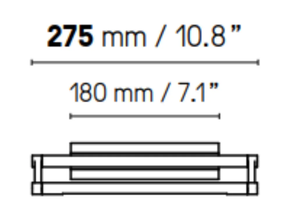 C.V.L Appliques>Link 27,5cm Appliques LED