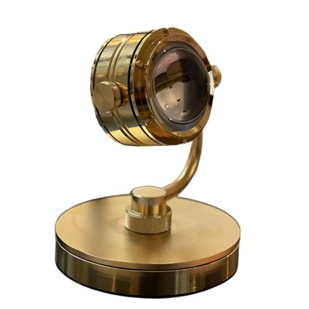 Fosfens Lampes À Poser|Lampes À Poser>MagicEye Spot Sur Socle Studio Doré