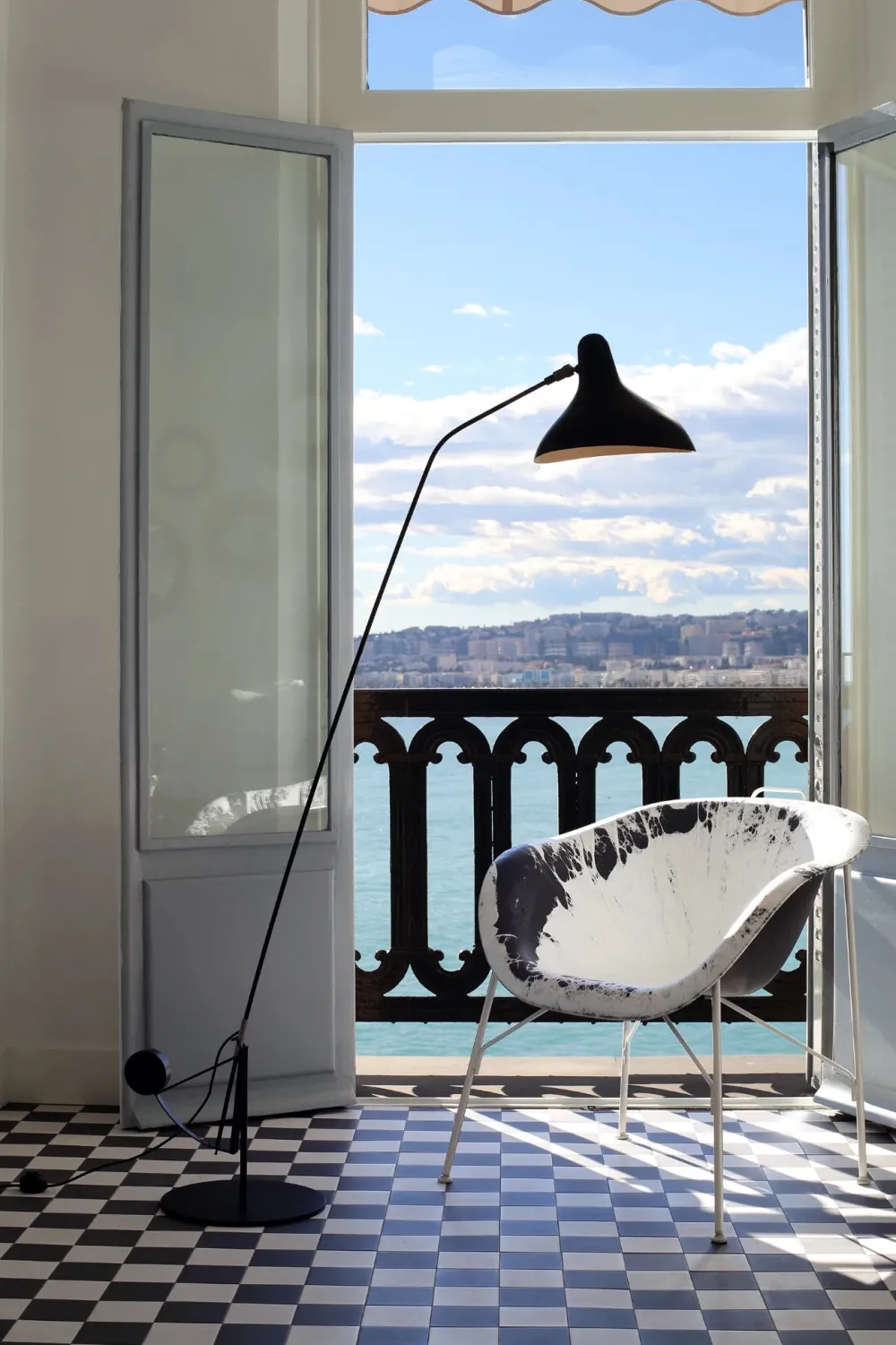 DCW Editions Liseuses|Lampadaires>Mantis BS1 B Lampadaires Noir