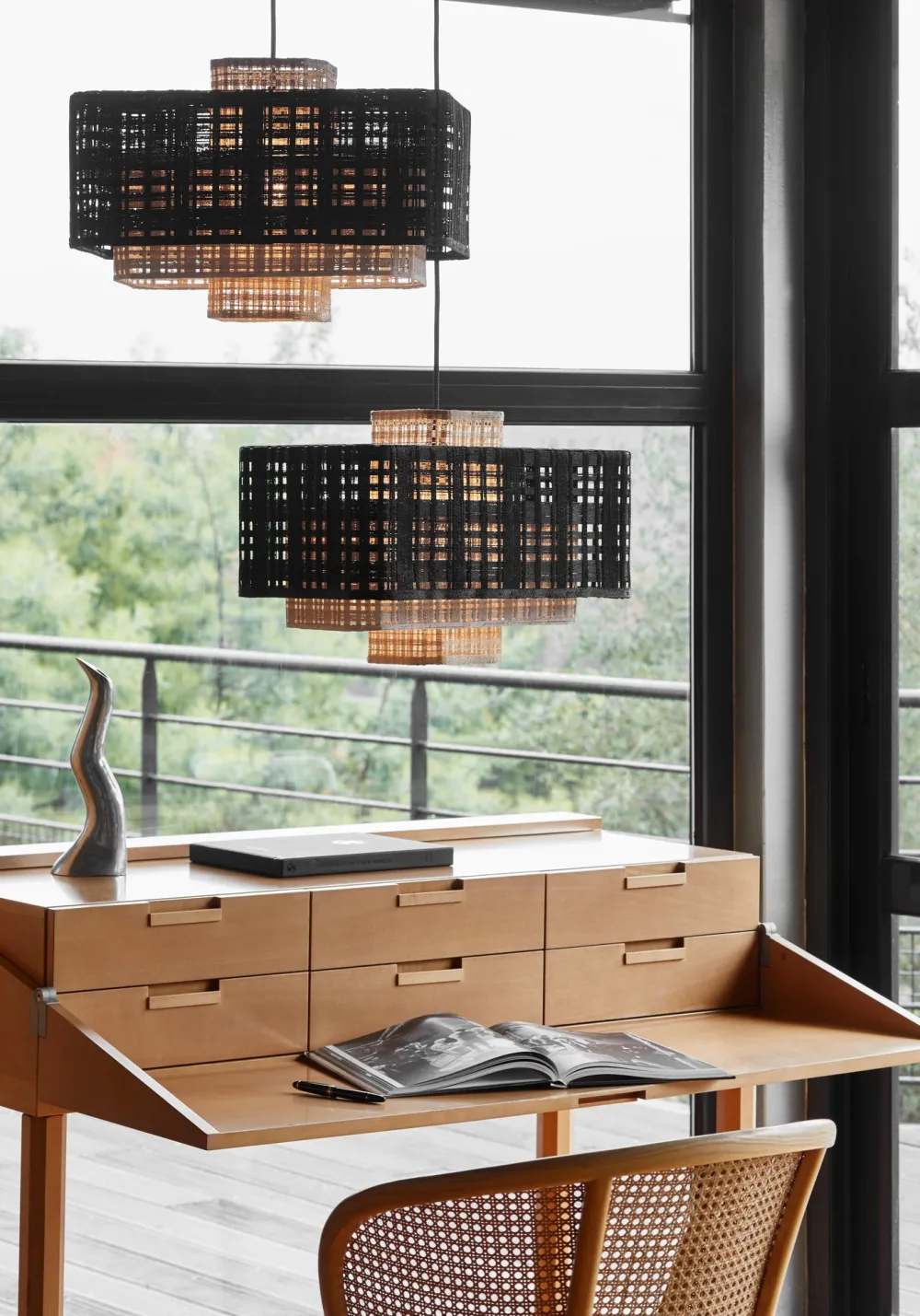 Forestier Suspensions>Matrix Suspensions Naturel-Blanc-Noir