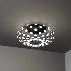 Luceplan Plafonniers>Mesh Ø 72cm LED Plafonniers Noir