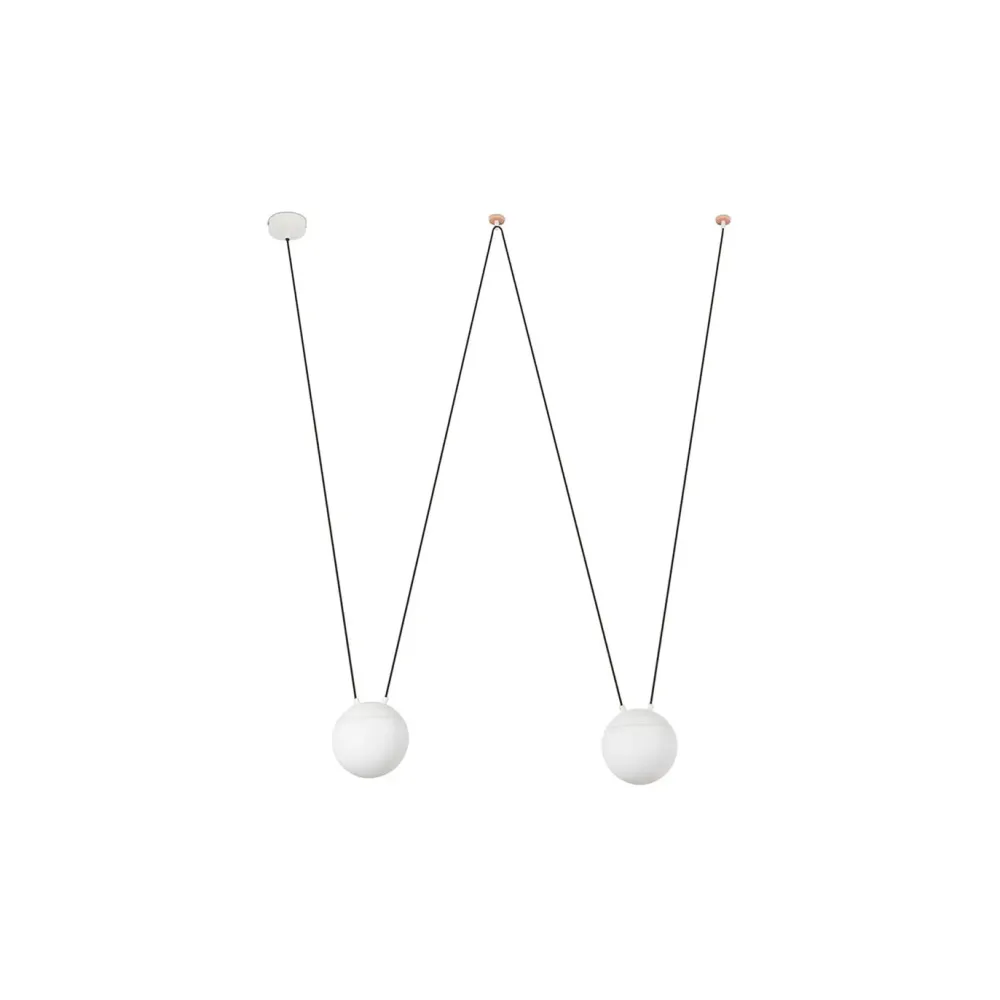 Faro Suspensions>Mine Glass Space 2L Suspensions Blanc