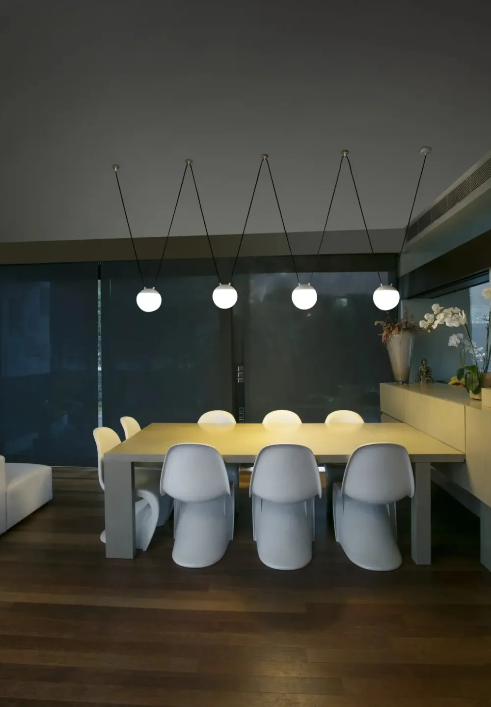 Faro Suspensions>Mine Glass Space 2L Suspensions Blanc