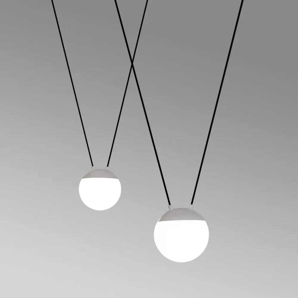 Faro Suspensions>Mine Glass Space 2L Suspensions Blanc