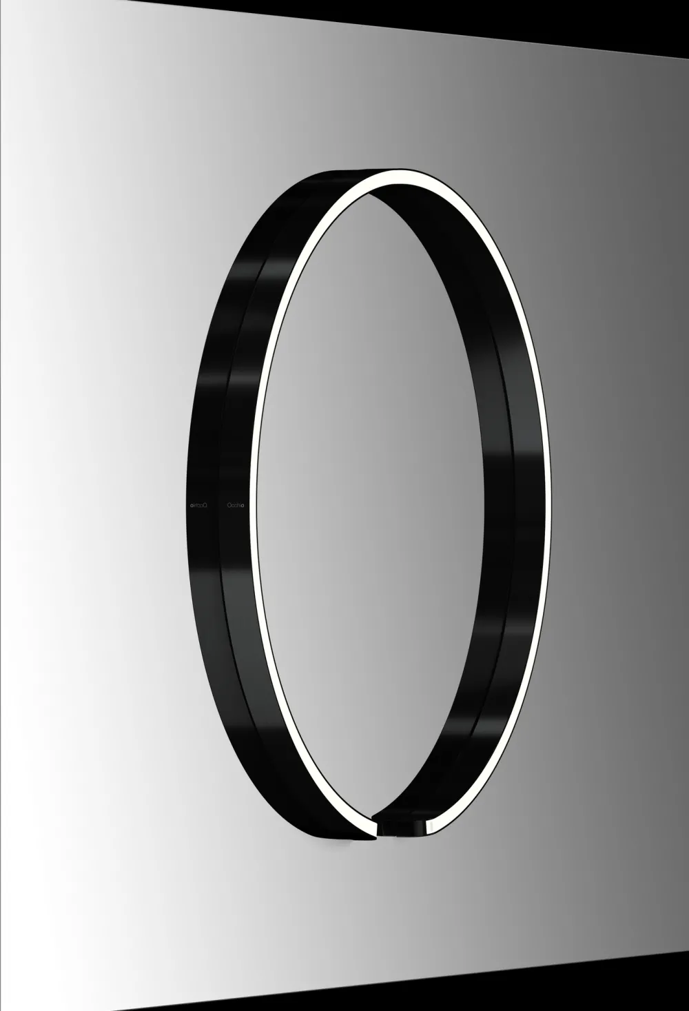 Occhio Miroirs|Appliques>Mito Sfera avec fixation pour Miroirs "air" LED Ø60cm