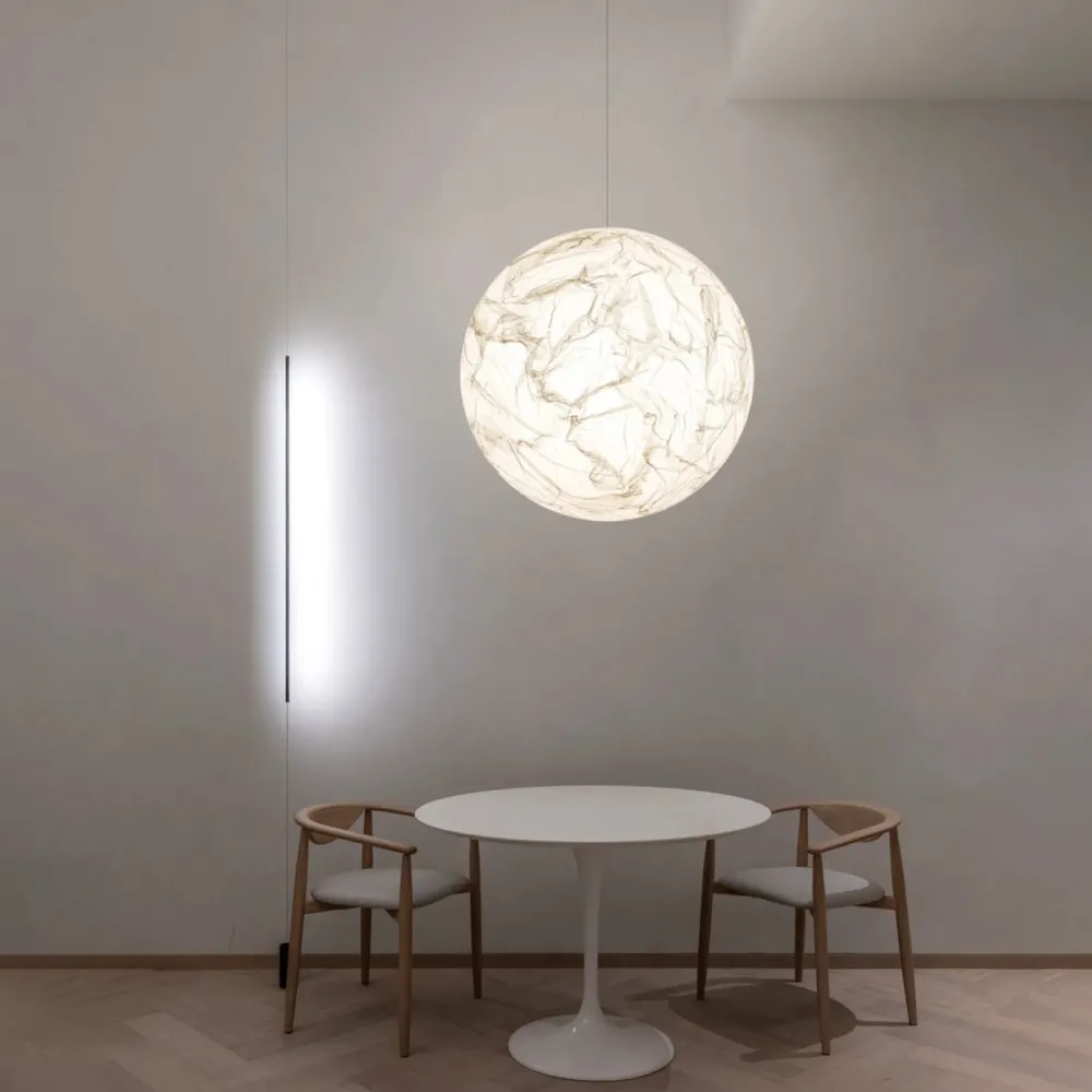 Davide Groppi Suspensions>Moon Ø60cm Suspensions Blanc