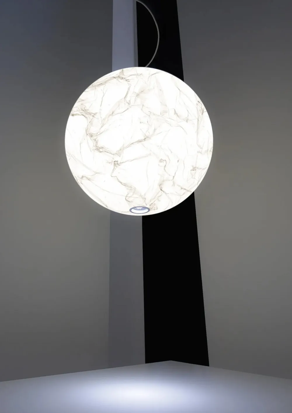 Davide Groppi Suspensions>Moon Ø120cm Suspensions Blanc