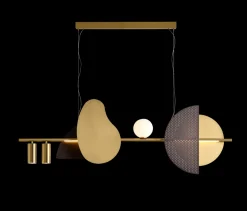 C.V.L Suspensions>Nacho 130cm Suspensions Laiton satiné