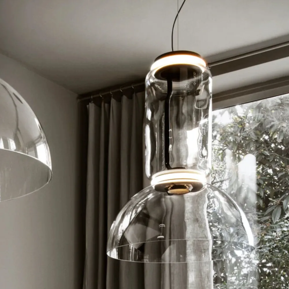 Flos Suspensions>Noctambule 1 Low Cylinder Dôme Suspensions LED