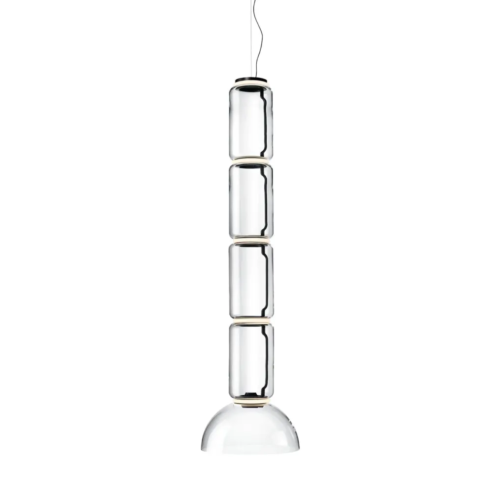 Flos Suspensions>Noctambule 4 Low Cylinder Dôme Suspensions LED