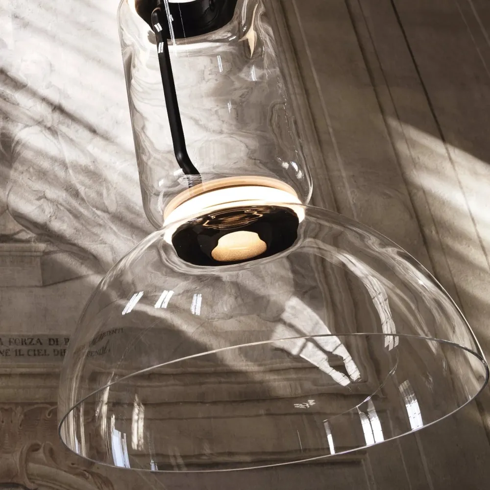 Flos Suspensions>Noctambule 4 Low Cylinder Dôme Suspensions LED