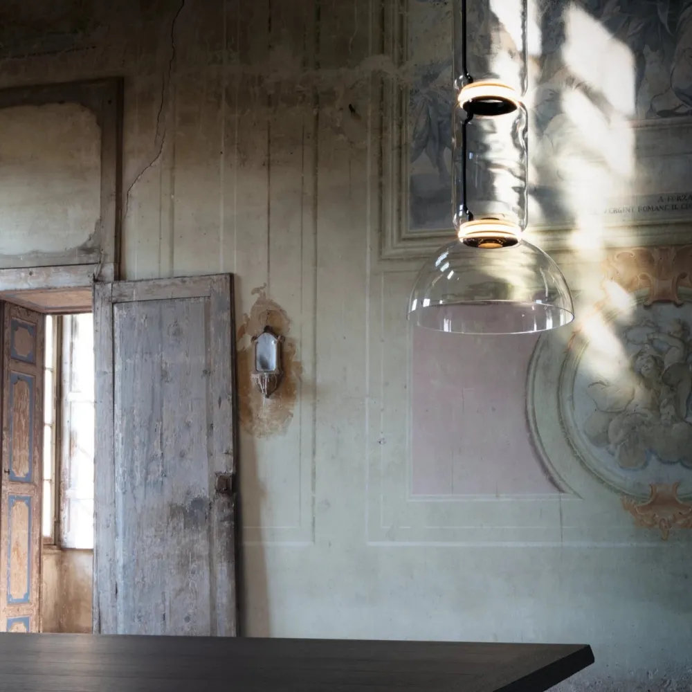 Flos Suspensions>Noctambule 4 Low Cylinder Dôme Suspensions LED