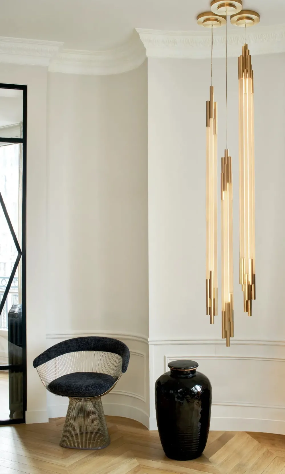 DCW Editions Suspensions>Org Verticale 160cm Suspensions LED Laiton