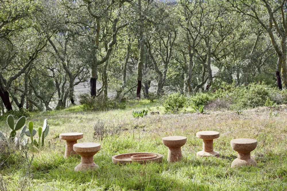 Vitra Salon|Chambre>Plateau Cork Bowl Large Liège