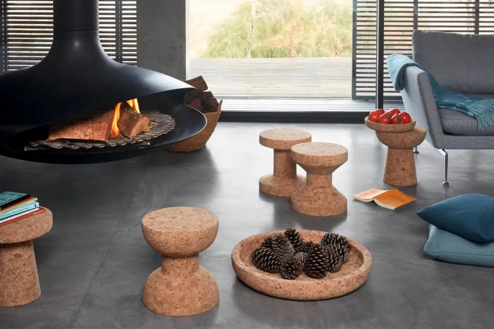 Vitra Salon|Chambre>Plateau Cork Bowl Small Liège