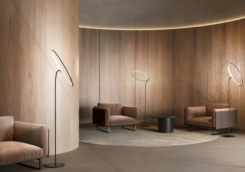 KDLN Lampadaires>Poise LP Lampadaires LED Noir