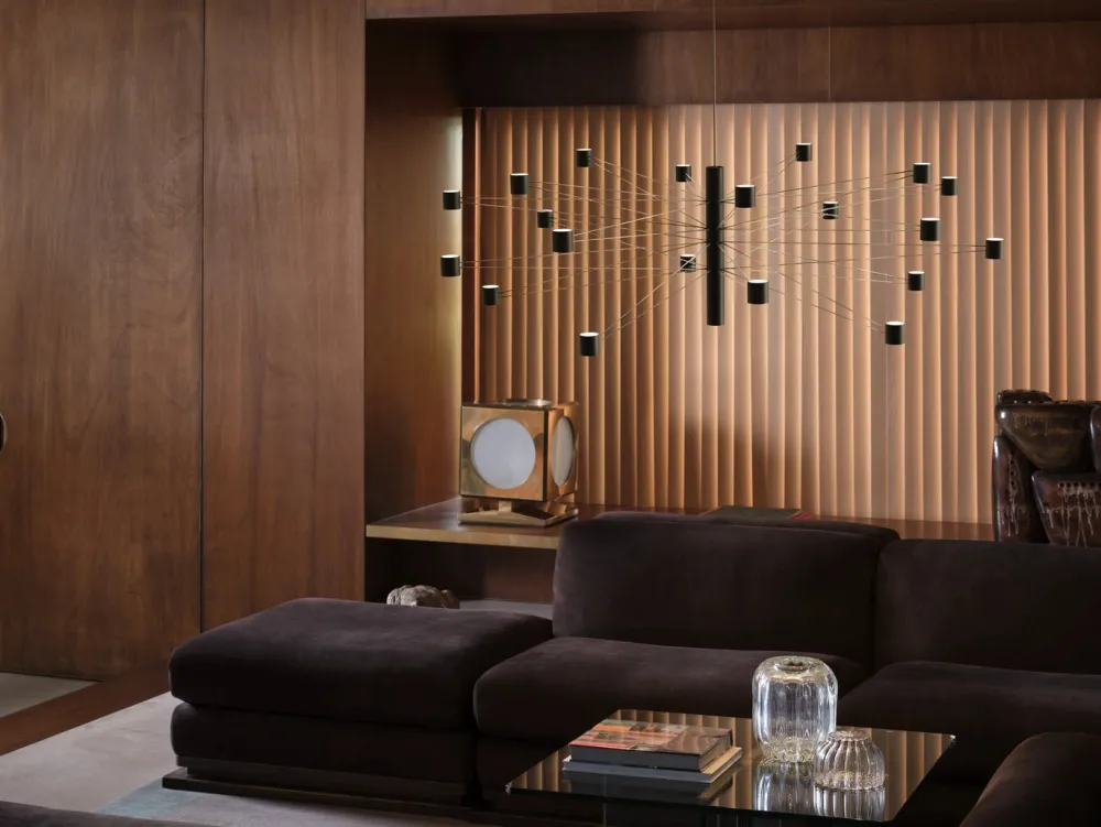 KDLN Suspensions>Polar 15.3 ø124x42 cm Suspensions Noir