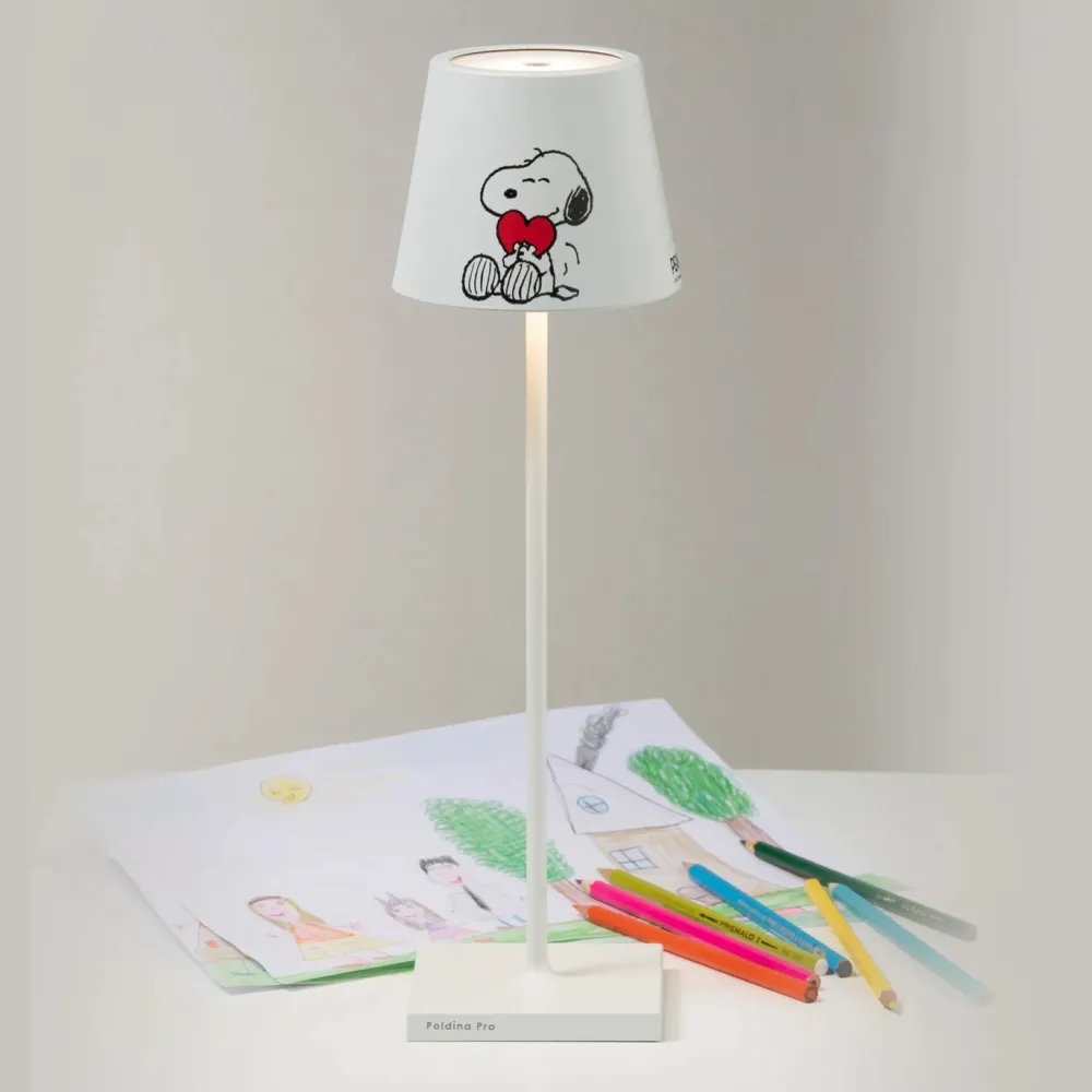 Zafferano Lampes Nomades|Lampes À Poser>Poldina X Peanuts Heart Baladeuses et nomades LED Heart