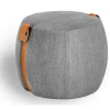 Lema Salon|Chambre>Pouf Notch Ø55cm Regolo TDBA120-Cuir top PT0014