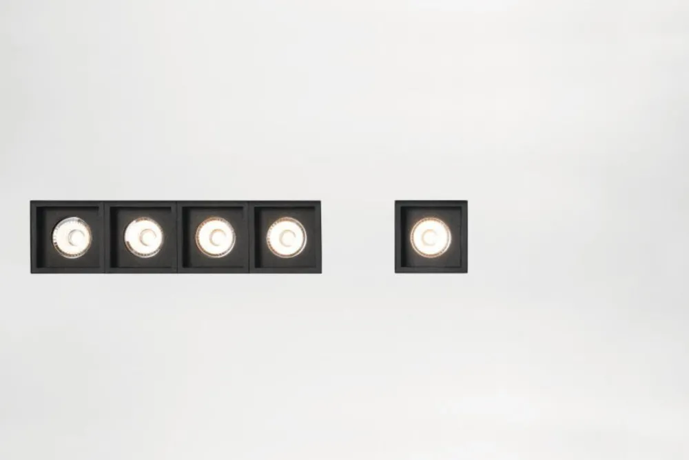 Modular Spots>Qbini Square Spots LED Noir
