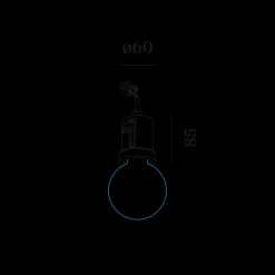Wever u0026 Ducré Spots>Ruvi 1.0 LED G95 Spots encastrés Noir