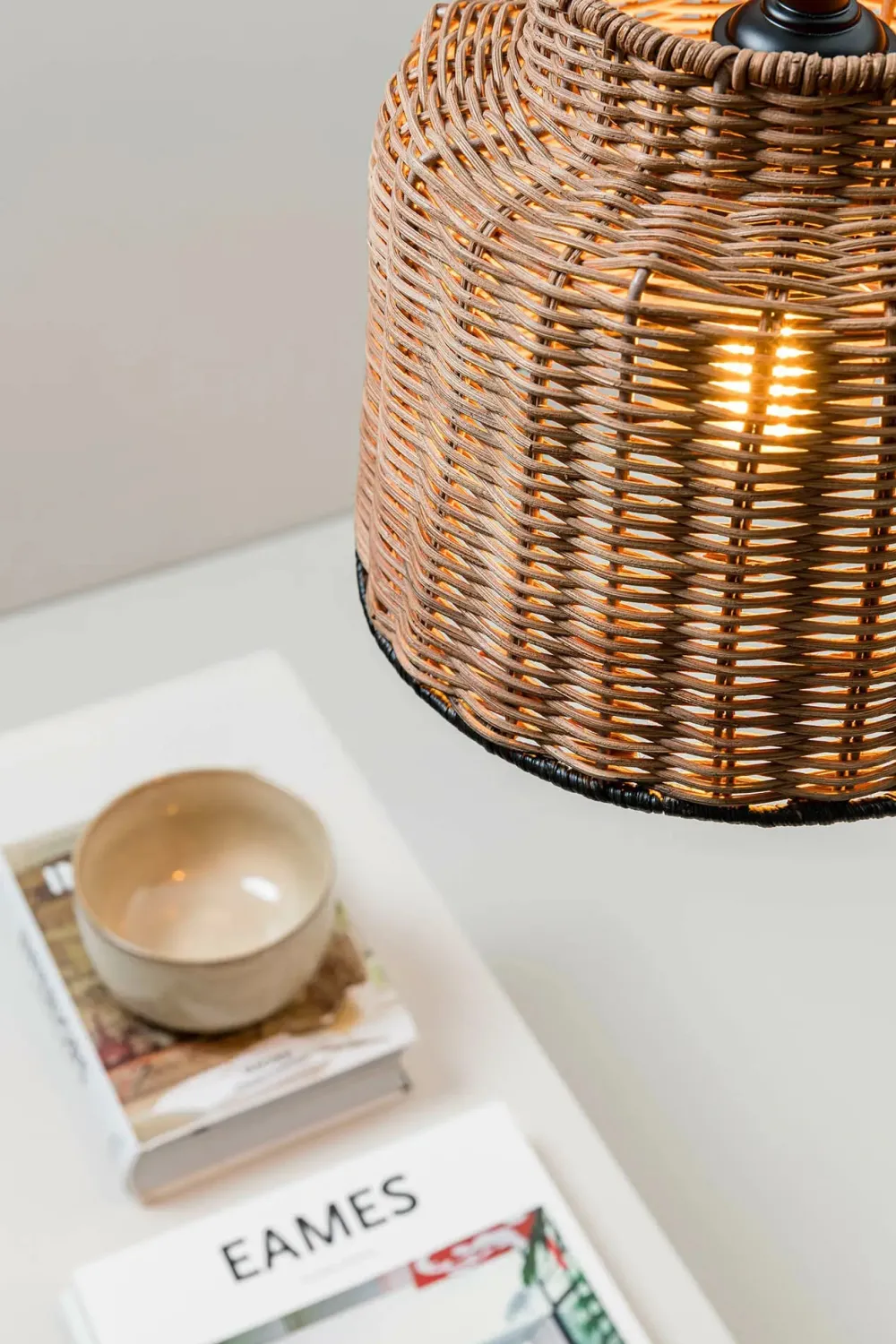 Faro Suspensions>Saipan Suspensions Noir, Rotin