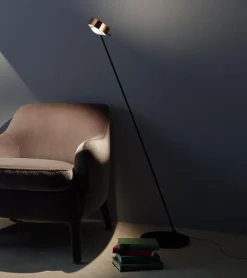 Occhio Lampadaires|Lampadaires>Sento lettura 125 air E Lampadaires LED Bronze