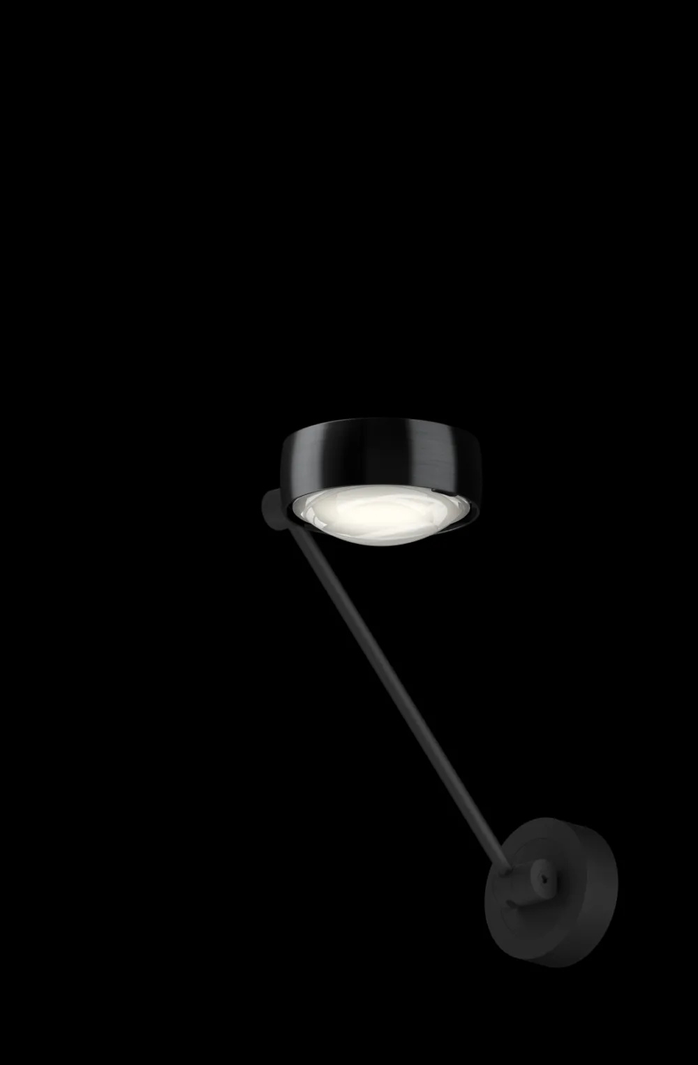 Occhio Appliques>Sento parete singolo up air Appliques LED Black phantom