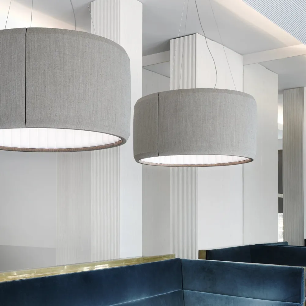 Luceplan Suspensions>Silenzio Ø 90cm LED 3000K Suspensions