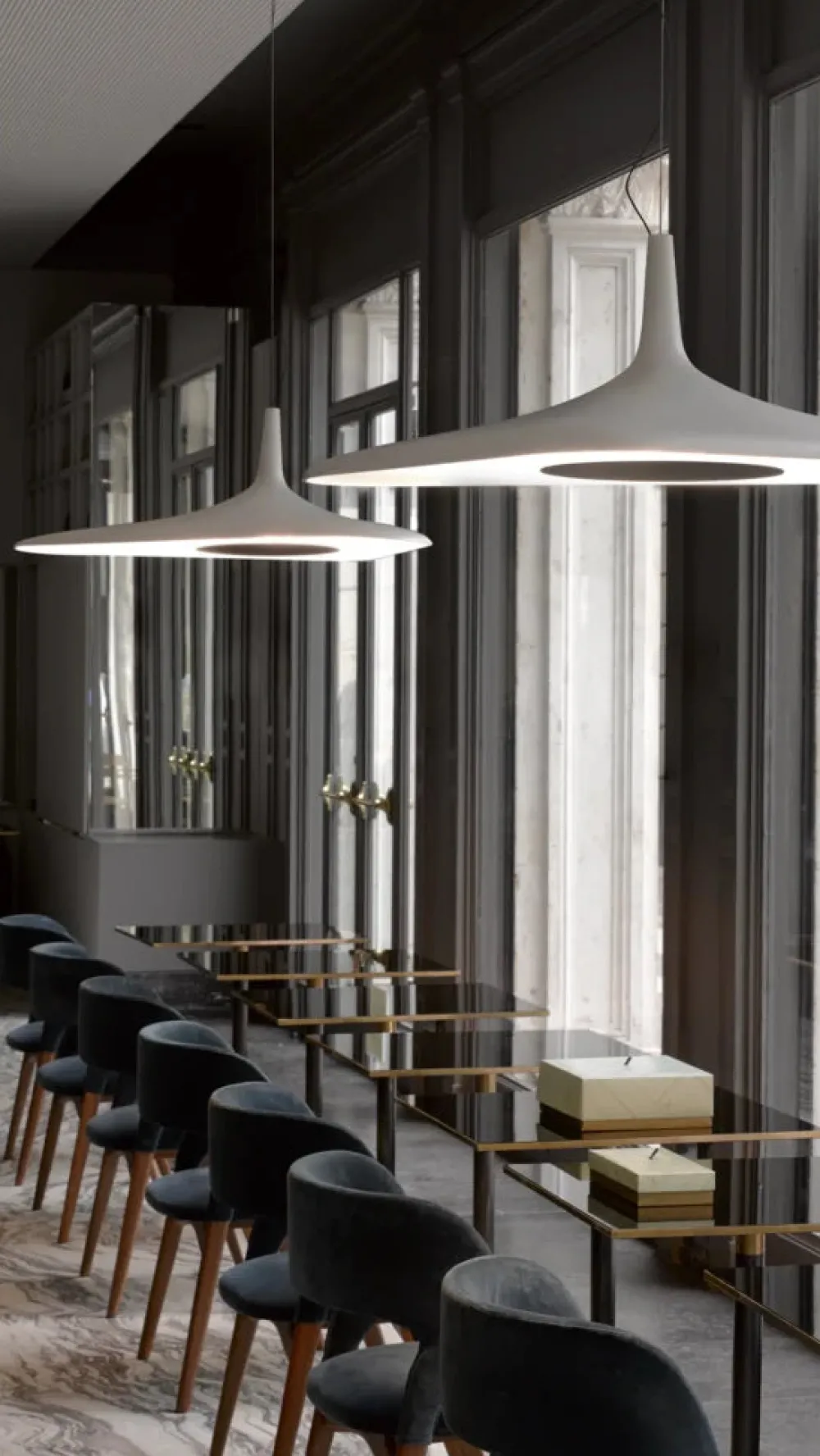 Luceplan Suspensions>Soleil Noir Suspensions LED