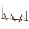 Light-Point Suspensions>Spirit 100cm Suspensions LED Noir/Rose gold