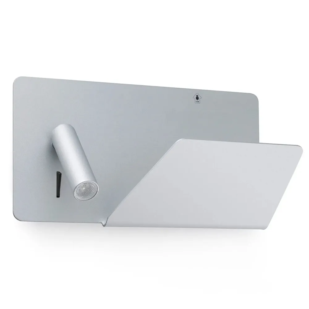 Faro Appliques>Suau USB A avec lecteur LED Droite Appliques