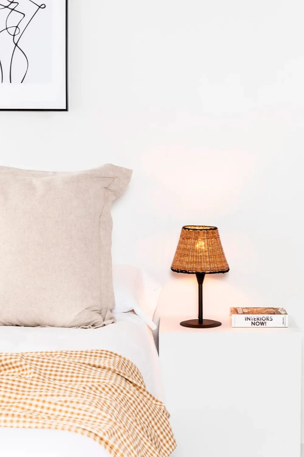 Faro Lampes À Poser|Lampes À Poser>Sumba S Mini Lampes à poser Noir, Rotin