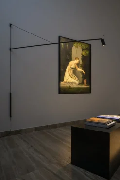 Nemo Lighting Appliques>Swan Appliques Noir mat