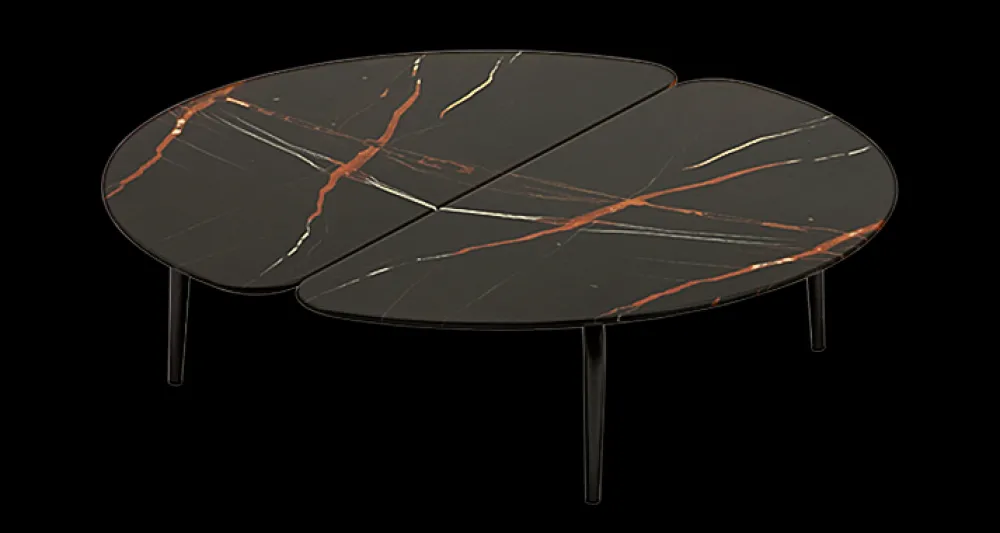 Zanotta Tables Basses|Salon>Table basse Graphium Sahara noir 140x60cm