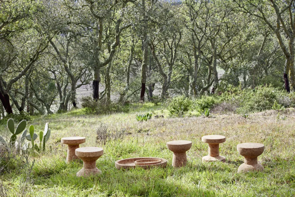 Vitra Tabourets|Salon>Tabouret Cork Modèle D Liège