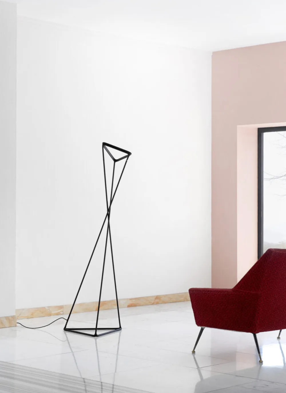 Luceplan Lampadaires>Tango Floor Lampadaires LED Noir