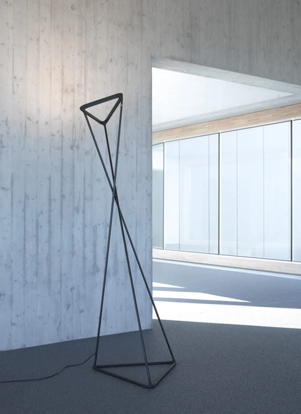 Luceplan Lampadaires>Tango Floor Lampadaires LED Noir
