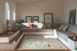 Nanimarquina Tapis>Tapis Silhouette 200x300cm Blanc