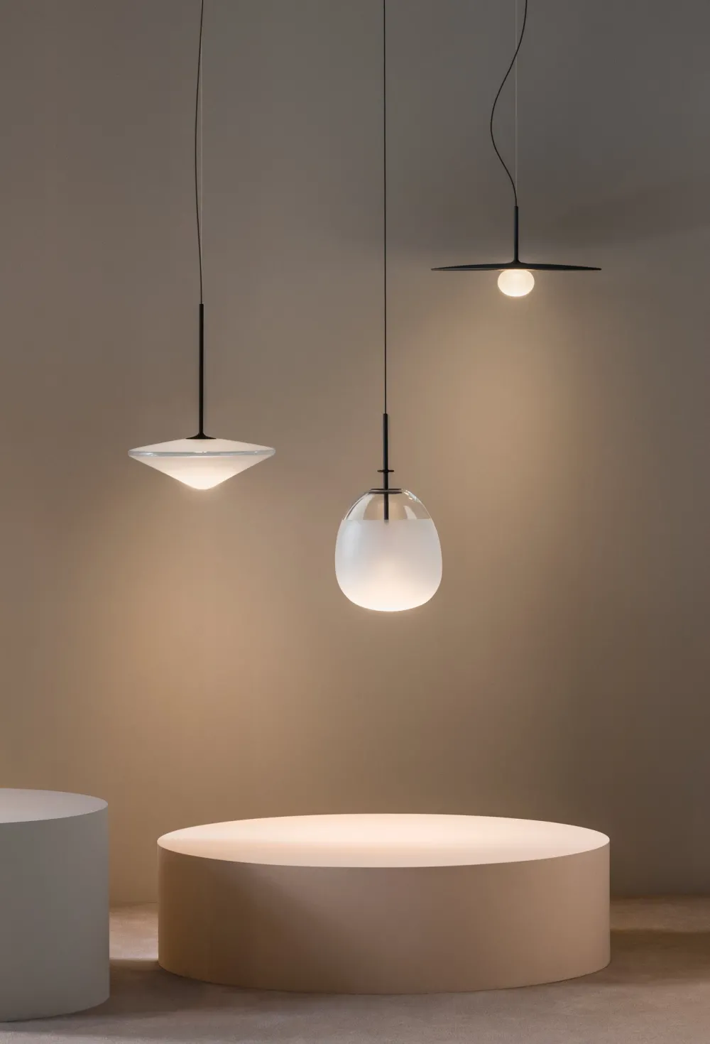 Vibia Suspensions|Suspensions>Tempo 5776 Suspensions LED Beige