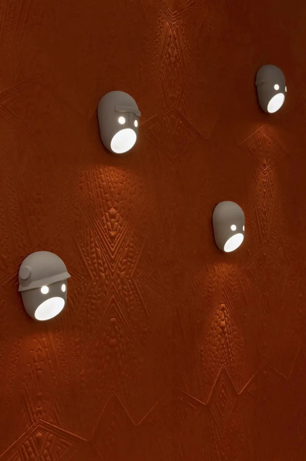 Moooi Appliques>The Party Wall Lamp Ted Appliques LED Blanc