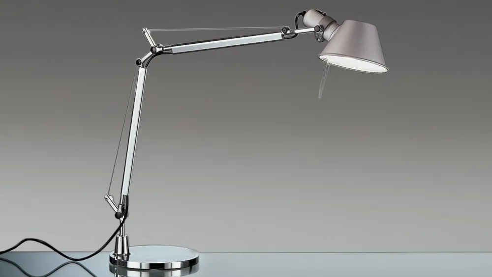 Artemide Lampes À Poser|Lampes À Poser>Tolomeo Mini LED Lampes de bureau gris aluminium 3000K
