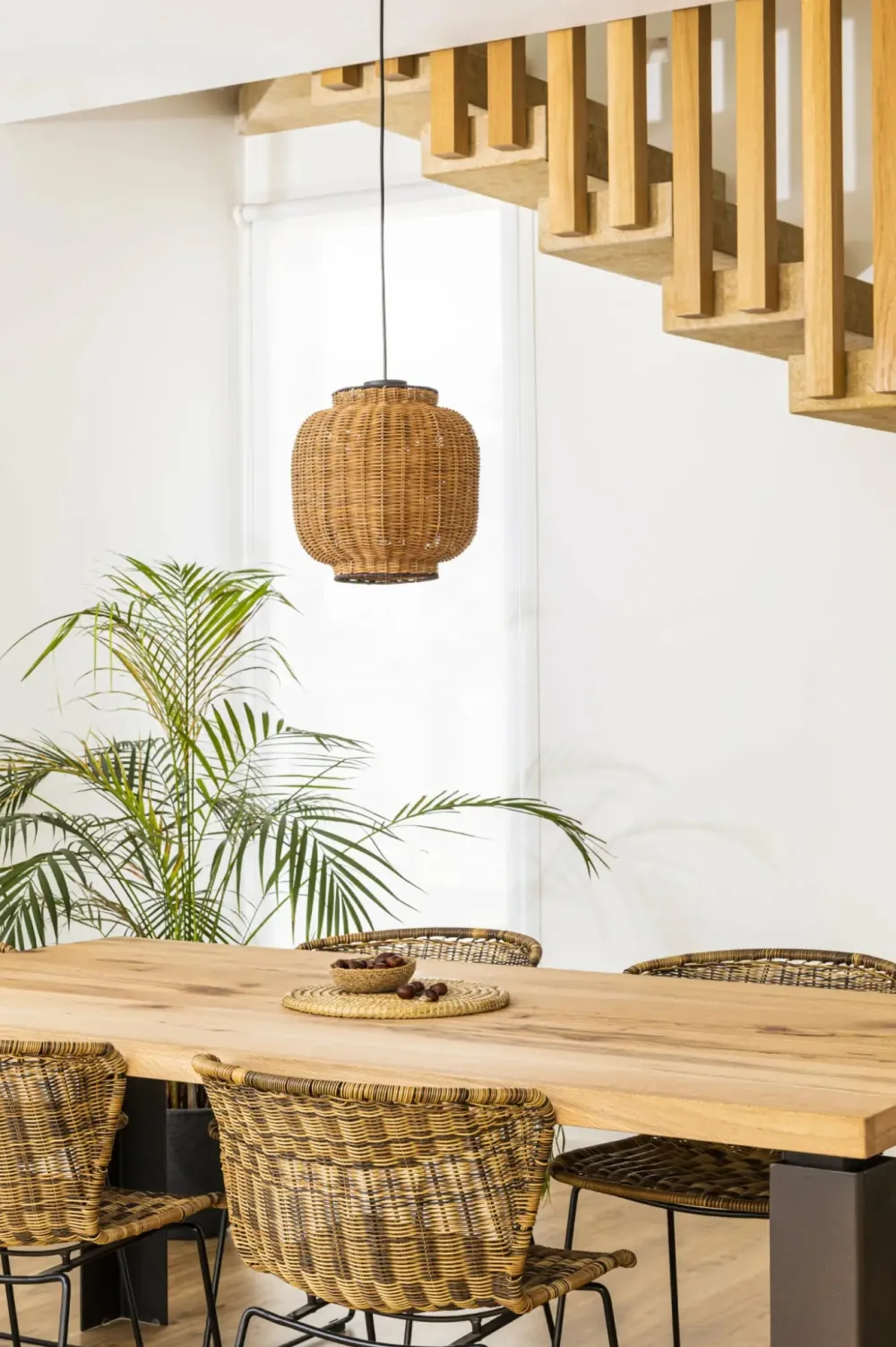 Faro Suspensions>Tupai Suspensions Noir, Rotin