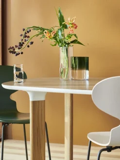 Fritz Hansen Vases Et Boîtes>Vase Moon Eye Verre transparent et fumé