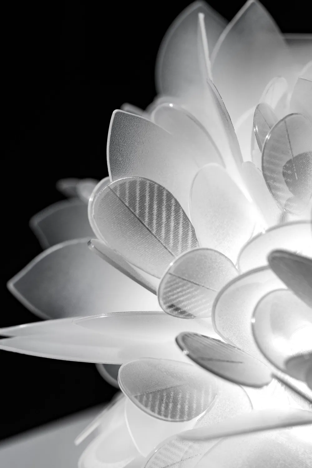 Slamp Appliques>Veli W Large Foliage Appliques Blanc