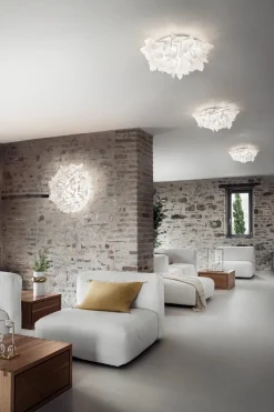 Slamp Appliques>Veli W Mini Foliage Appliques Blanc