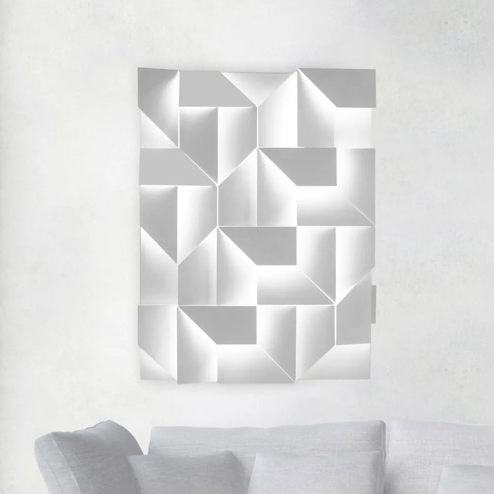 Nemo Lighting Appliques>Wall Shadows Grand Appliques LED Blanc