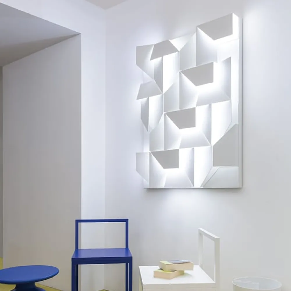 Nemo Lighting Appliques>Wall Shadows Grand Appliques LED Blanc