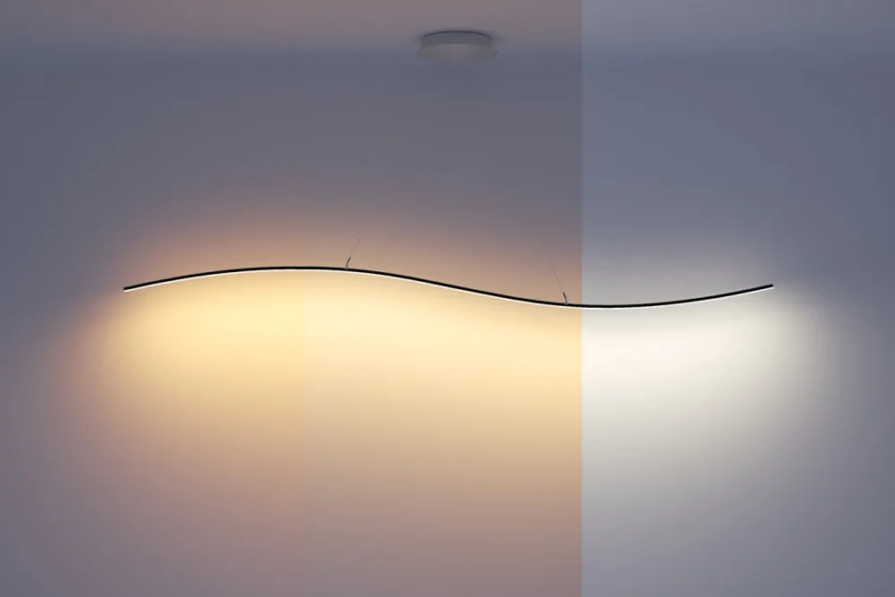 Henri Bursztyn Suspensions>Warp1 1 vague 125cm Suspensions LED