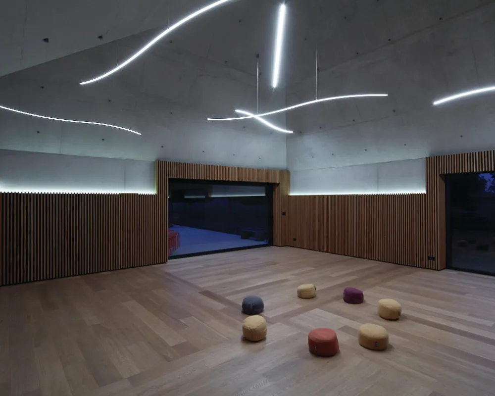 Henri Bursztyn Suspensions>Warp1 1 vague 125cm Suspensions LED